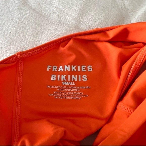 Frankies Bikinis Lorelei One Piece Swimsuit in Saffron - Picture 10 of 16